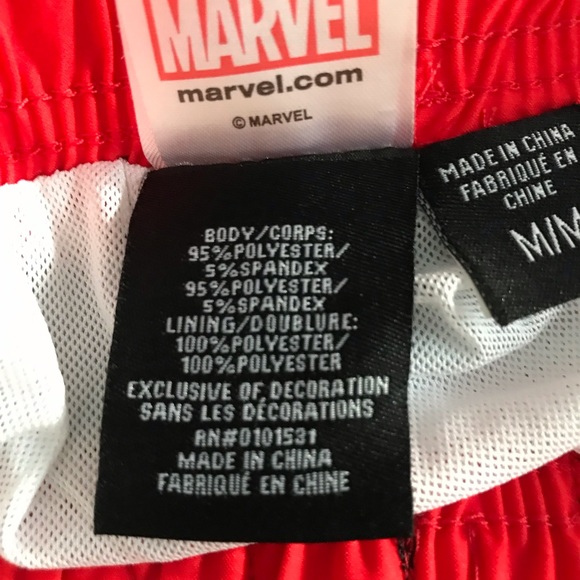 Marvel Avengers & Angry Birds Boys Swim Trunks (Bundle Of 2) Size Medium - Picture 13 of 13